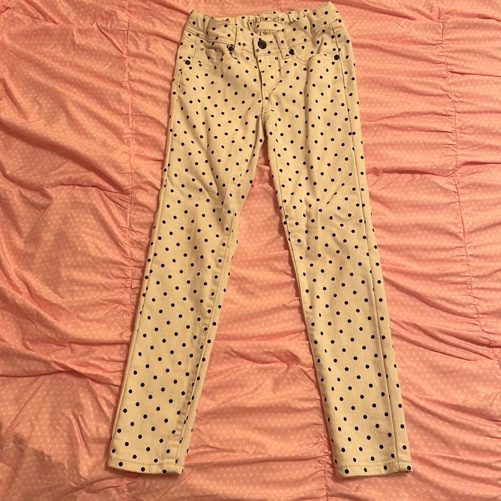 Girls Polkadot Jeans